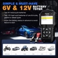 thumbnail image 5 of Vdiagtool BT300 Car Battery Tester 6V 12V, 5-3000 CCA Battery Load Tester Automotive Digital Analyzer Alternator Charging Cranking System Tester, 5 of 9