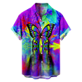 thumbnail image 2 of Adult's Shirt Animal Butterfly Awesome Soft Cartoon Graphic Shirt for Adult for Party, 2 of 13