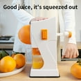 thumbnail image 3 of Hand Crank Lemon Squeezer Manual Juicer Convenient Lemon Citrus Orange Squeezer Portable Fruit Juice Extractor for Home Kitchen Manual Citrus Juicer, 3 of 8
