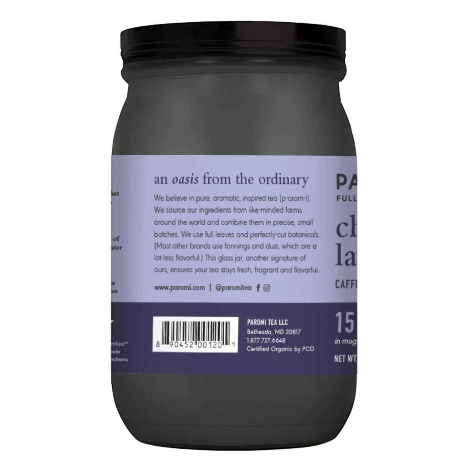Paromi Tea, Chamomile Lavender, 15 Ct