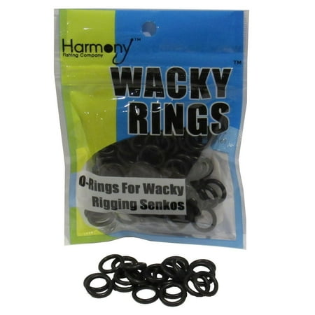 Wacky Rings - O-Rings for Wacky Rigging Senko Worms (100 orings for 6 inch