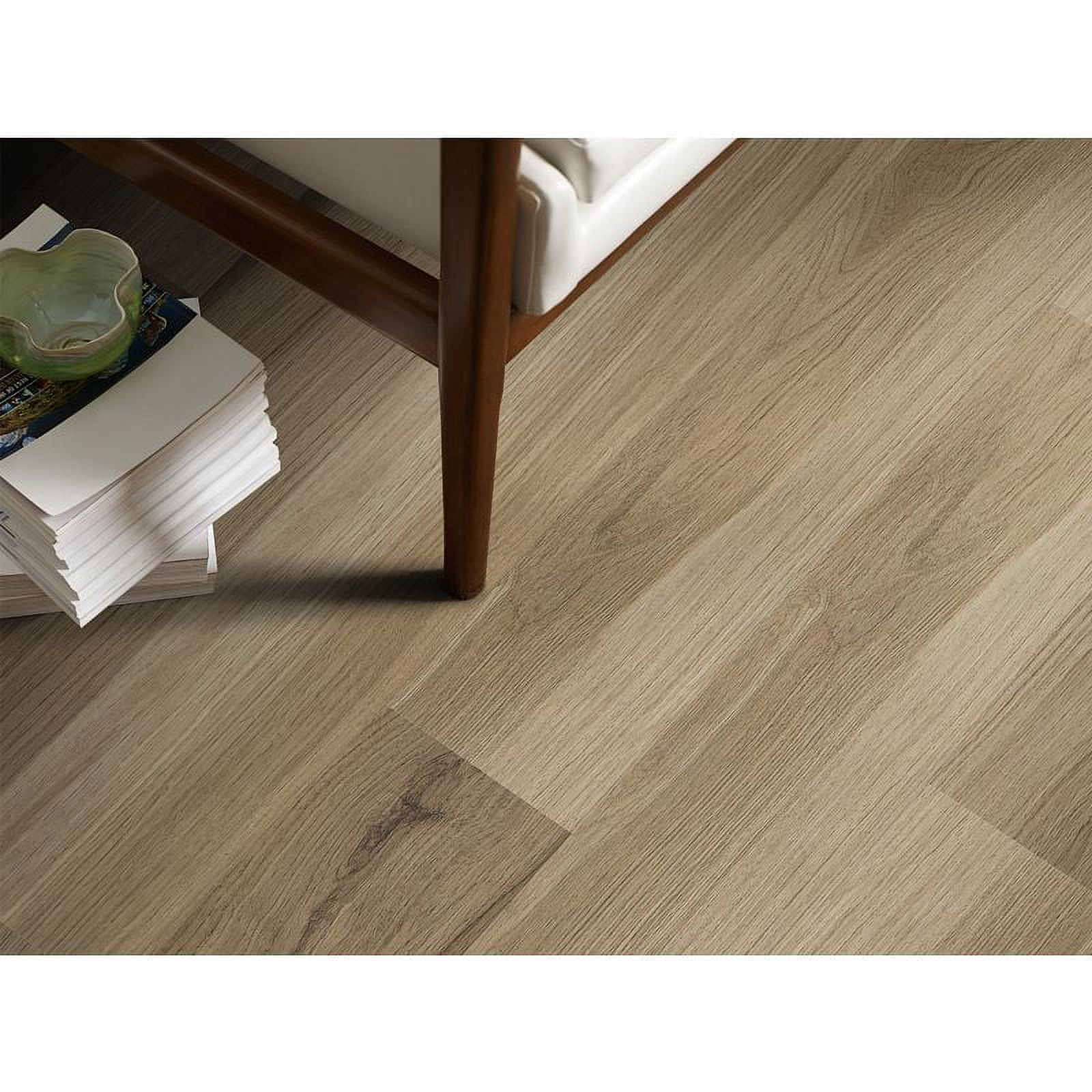 Shaw Floors Laurel Ridge 7 in. x 48 in. Nut Oak, Luxury Vinyl Plank Flooring (18.68 sq. ft. / Carton) (8 Planks)