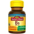 thumbnail image 2 of Nature Made Vitamin B-6 100 Mg for Metabolic Health,100 Tablets Ea, 2 of 8