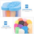 thumbnail image 3 of BEADCEST 12 Boxes of Children Clay Toy for DIY Crafts Assorted Color Molding Clay Kit, 3 of 8