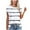 White, variant on Viikei Women's Plus Size Short Sleeve Summer O-Neck Print Hollow out T-Shirt
