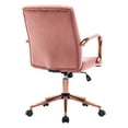 thumbnail image 3 of Duhome Office Chair Desk Chairs with Arms Adjustable Computer Chair Swivel Velvet Task Chair Pink, 3 of 8