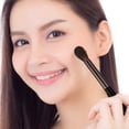 thumbnail image 4 of Mobutofu 1 Set Makeup Mirror Brush for Makeup Application Professional Design Travel Use Black Aluminium Tube, 4 of 8