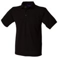 thumbnail image 1 of Henbury - Polo de manga corta Modelo 65/35  - Verano/ Vacaciones/Deporte (Negro), 1 of 2
