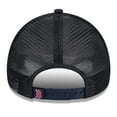 thumbnail image 4 of Women's New Era White/Navy Boston Red Sox Throwback Team Foam Front A-Frame Trucker 9FORTY Adjustable Hat, 4 of 6