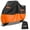 Black/Orange, variant on FLORAY Lightweight All-Season Motorcycle Cover, Waterproof Outdoor Protection with Reflective Strips and Windproof Buckles, 2XL, Black