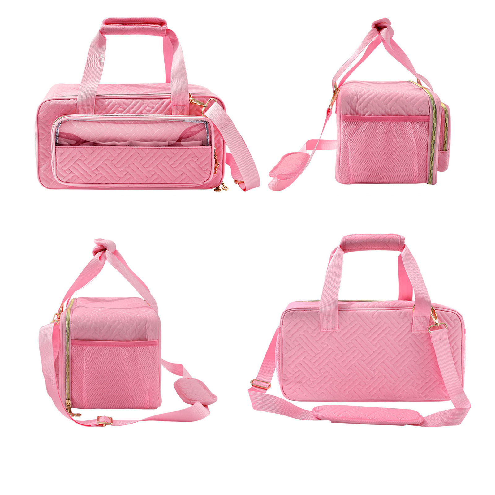 Large Capacity Marker Carrying Case Portable Painting Tool Organiser Marker Carrying Bag with Shoulder Strap and Handle