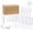 White, variant on 24-Piece Plastic Champagne Flutes Set – 8.7" Premium Shatterproof Stemware for Weddings, Parties, and Celebrations – Elegant Reusable Toasting Glasses