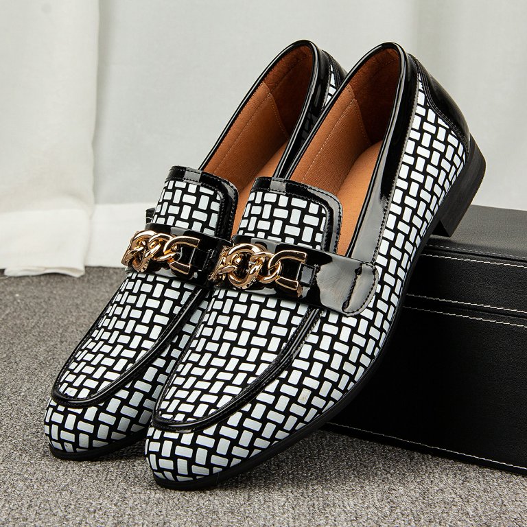 Men\'s Leather Shoes Pattern Printing JITAI Men main image 2