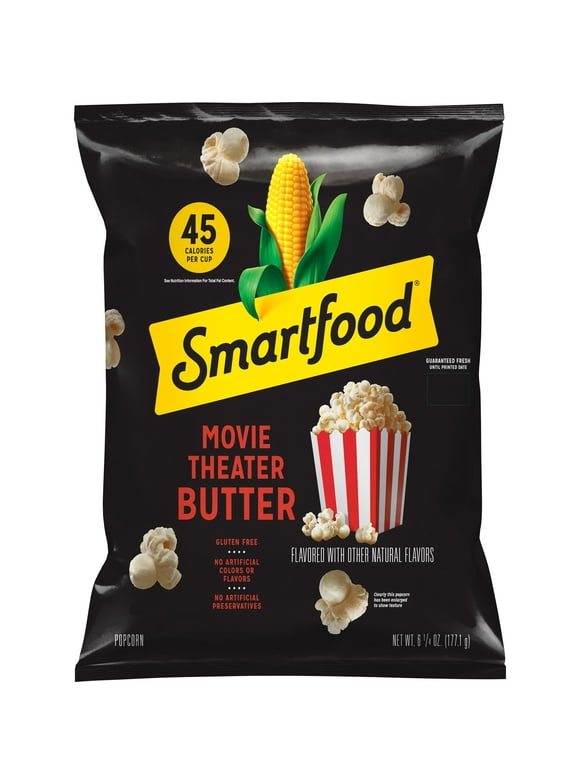 Smartfood Popcorn Movie Theater Butter Flavored 6.25 oz