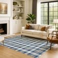 thumbnail image 7 of Addison Rugs Mayfield Premium Machine Washable Transitional Holiday Plaid Navy Rectangle Rug, 10' x 14', 7 of 7