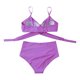 thumbnail image 4 of Trajes de baño para mujer, 2 piezas, estampado tropical hawaiano, camisola, sujetador y volantes, conjuntos de baño, ropa de playa OAVQHLG3B Store lin121212, 4 of 4