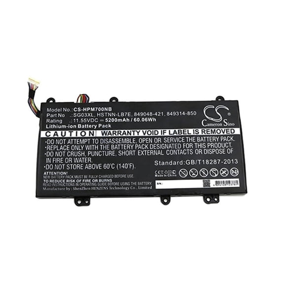 5200mAh 849315-850 849314-856 SG03XL TPN-I126 849049-421 849314-850 HSTNN-LB7F 849315-856 Battery for HP W2K91UA