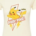 thumbnail image 3 of Pokémon - Pika Pika - Juniors Fitted Graphic T-Shirt, 3 of 5