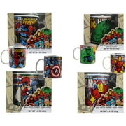 Marvel Mug with Cherry Buttons Candy, 0.9 oz, Pack of 4