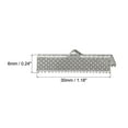 thumbnail image 2 of Unique Bargains 160Pack Ribbon Crimp Clamp Ends 30mm Cord End Clasp for DIY Craft Silver White, 2 of 7