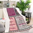 thumbnail image 3 of LHSHID Difference Maker Gifts for Women Thank You Appreciation Gifts for Women Retirement Farewell Gifts for Coworkers Employee Friends Positive Affirmations Office Gifts for Women Throw Blanket, 3 of 7
