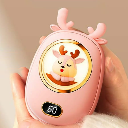 

Elbeaqi Christmas Clearance Cute Cartoon Hands Warming Charging Cute Skin Small And Portable Thermal Prote Ction Constant Temperature Control