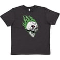 thumbnail image 3 of Inktastic Retro Skull Youth T-Shirt, 3 of 5