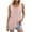 Pink, variant on Mrat Sleeveless Basic Tight T Shirts Women's Tank Tops 2024 Pleated Round Neck Loose Fitting Casual Flowy Tunic Sleeveless Shirts S-312 Navy XXL