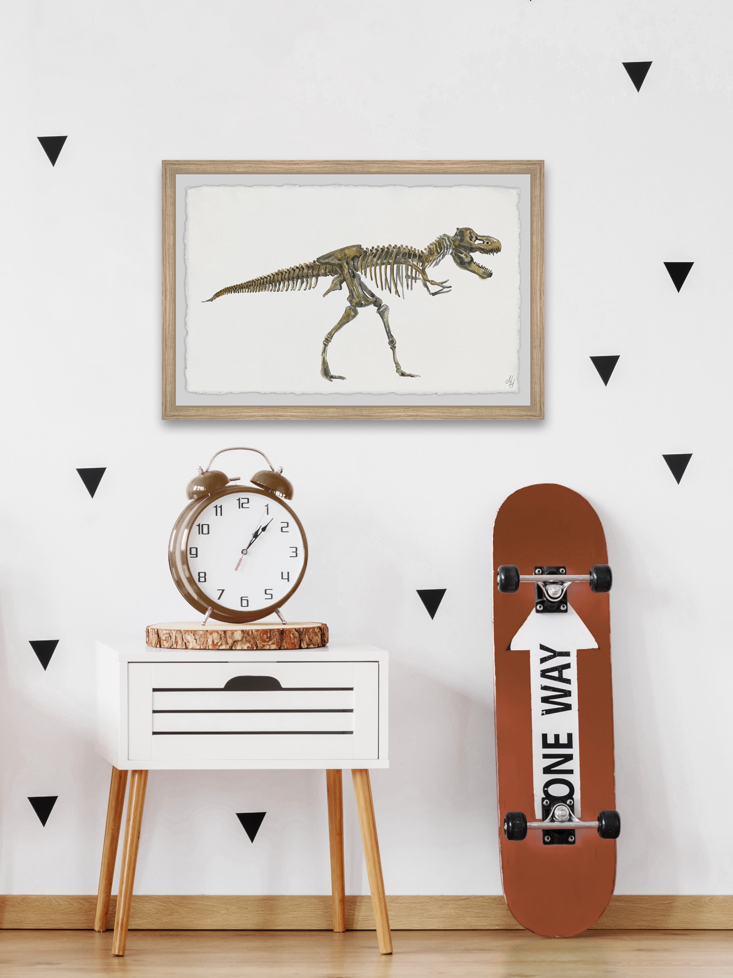 Marmont Hill Tyrannosaurus Skeleton Framed Wall Art