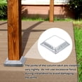 thumbnail image 4 of 8Pack Post Base Cover, 4.75x4.75 Metal One-Piece Post Skirt Porch Column Wrap(3.25x3.25), 4 of 6
