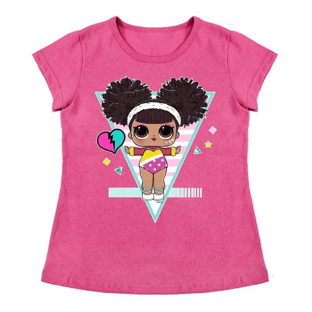 Playera Para Niña MGA Entertainment L.O.L Cuello Redondo Manga Corta Talla 6 Rosa
