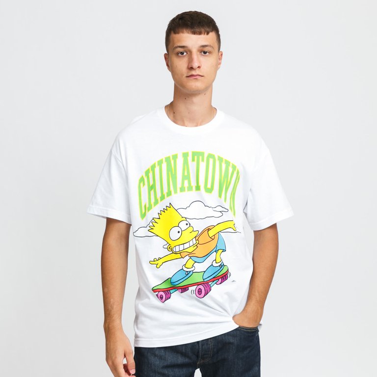 Chinatown Market Men's X The Simpsons Bart Cowabunga Arc Tee T