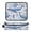 Detailed Sea Life Illustration, variant on Hair Tool Organizer Bag with Heat Resistant Mat Removable Travel Storage Case for Hot Air Brushes Curling Irons Cute Penguins and Stars