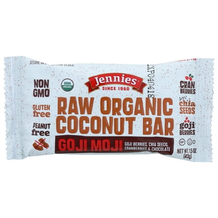 Jennies Raw Organic Coconut Bar 1.5 Oz