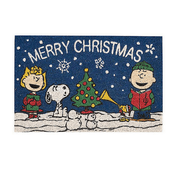 Peanuts™ Christmas 18" x 28" Coir Door Mat