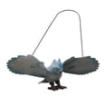 thumbnail image 3 of Juguete de simulación de águila, estatua de animal con gran nivel de detalle, decoración para el hogar gris, 3 of 9
