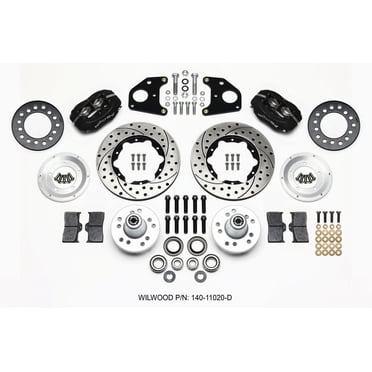 Wilwood Forged Dynalite Front Kit 11.00in Drilled Red 79-87 GM G Body main image 0