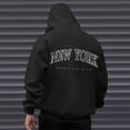thumbnail image 2 of Valora Men Winter Outfit Versatile Everyday Hoodies And Sweatshirts For Men Crafted For Comfort And Style Ideal For Autumn And Winter Daily Casual Wear Black 2XL, 2 of 6