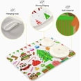 thumbnail image 4 of FREEAMG Owl Christmas Tree Dish Drying Mat for Kitchen, Easy Clean Dishwasher Safe Heat Resistant Eco-Friendly Countertop Mat, 16 X 18 inches, 4 of 7