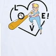 thumbnail image 3 of Toy Story - Bo Peep Baseball Love - Toddler And Youth Short Sleeve Graphic T-Shirt, 3 of 5