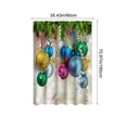 thumbnail image 3 of EGNMCR Christmas Decorations, Christmas Shower Curtain With Hooks Christmas Ball And Chrismas Tree Polyester Waterproof Shower Curtain Christmas Bathroom Decor Polyester Shower Curtain, 3 of 6