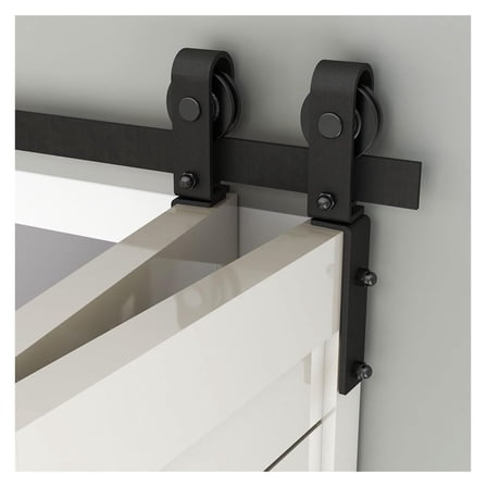 Bifold Space-Saving Sliding Barn Door Hardware Hanger,Only ,J Shape