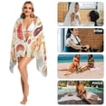 thumbnail image 5 of Delicious Pizza Burger Microfiber Lightweight Beach Towel Quick Dry Absorbent Thin Towels for Swimming Pool Camping Beach Easy for Vacation Essentials, 5 of 7