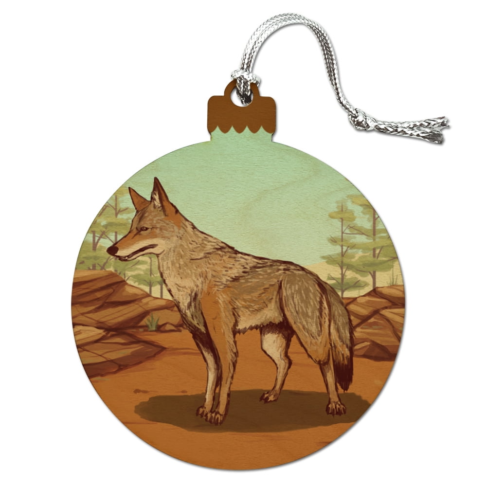 Coyote Christmas Ornament 