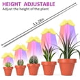 thumbnail image 7 of 2 Packs Butterfly Plant Grow Light, LEDs Full Spectrum Grow Light, Height Adjustable, 3 Lights Modes, Auto Timer, 7 of 7