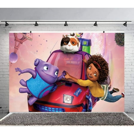 Home Movie Backdrop Banner Party Supplies Poster Movie Theme Background for Photography Kids Birthday Decorations