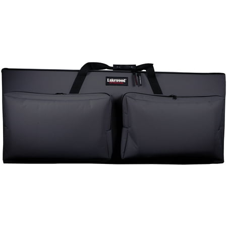 Lakewood Fishing Black Ice Pole Caddie Large Long Rod Box W Straps