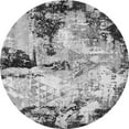 thumbnail image 1 of Ahgly Company Indoor Round Oriental Gray Industrial Area Rugs, 7' Round, 1 of 4