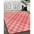 thumbnail image 3 of Ahgly Company Machine Washable Indoor Square Transitional Light Salmon Pink Area Rugs, 8' Square, 3 of 7