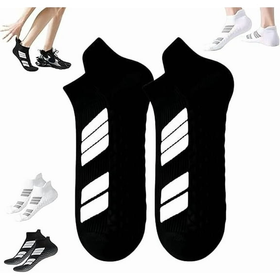 Upliftjoys Unisex Low-Cut No-Show Sports Socks, Upliftjoys Socks, Ankle Short Anti-Slid Athletic Running Men Women